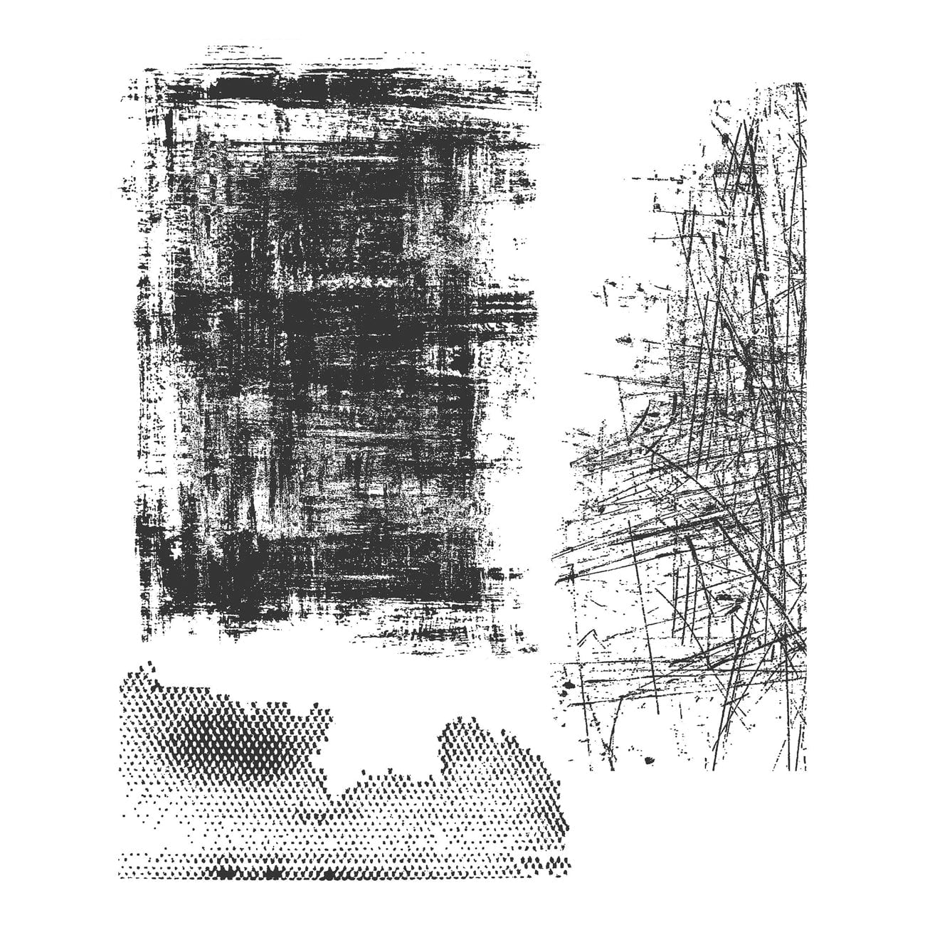 Tim Holtz Cling Stamps - Backgrounds & Textures