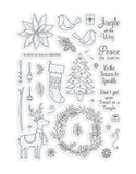Load image into Gallery viewer, Christmas Stamps &amp; Stencil Set - Bundle - CS14