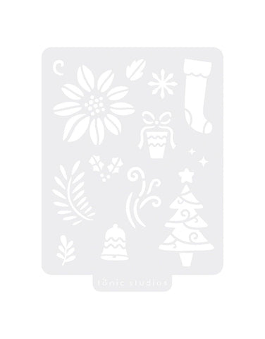 Christmas Stamps & Stencil Set - Bundle - CS14