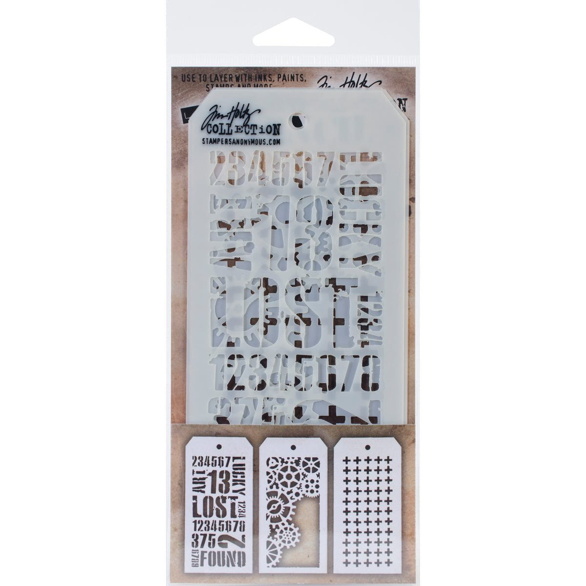 Tim Holtz Mini Layered Stencil Sets from Stampers Anonymous