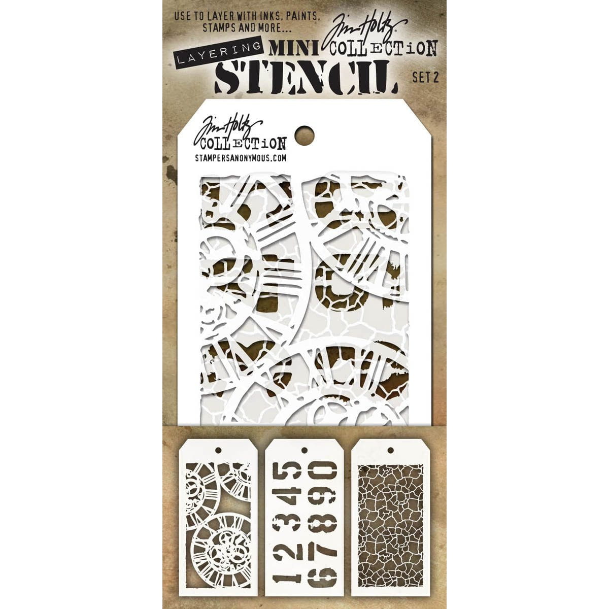 Tim Holtz Mini Layered Stencil Sets from Stampers Anonymous