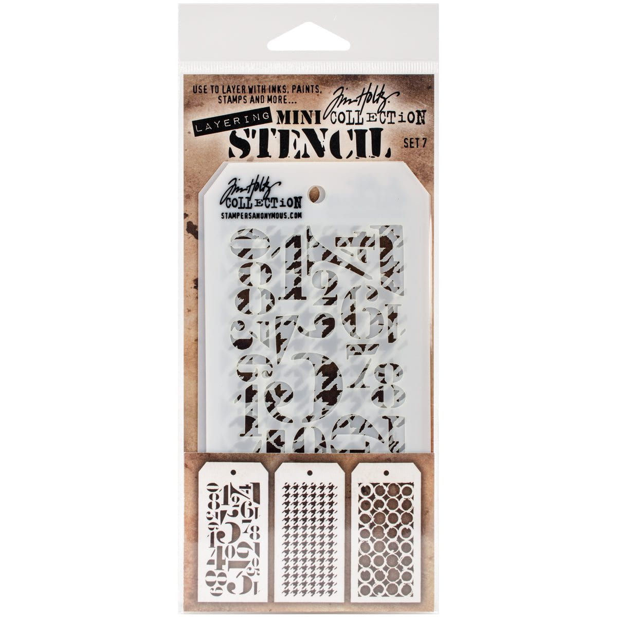 Tim Holtz Mini Layered Stencil Sets from Stampers Anonymous