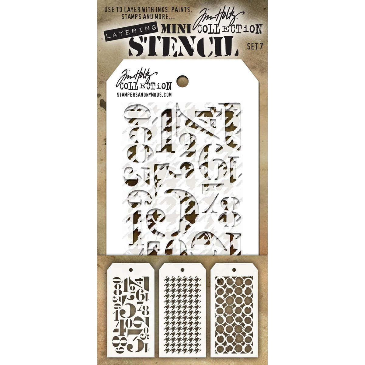 Tim Holtz Mini Layered Stencil Sets from Stampers Anonymous