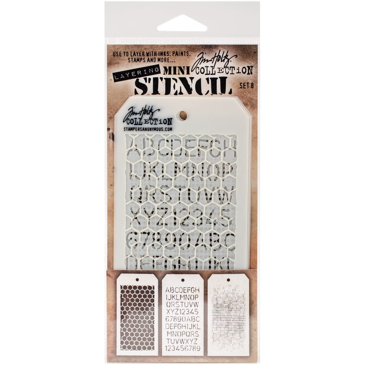 Tim Holtz Mini Layered Stencil Sets from Stampers Anonymous