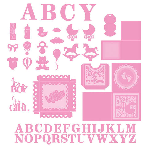 ABC Baby Blocks Die Set - 5410e