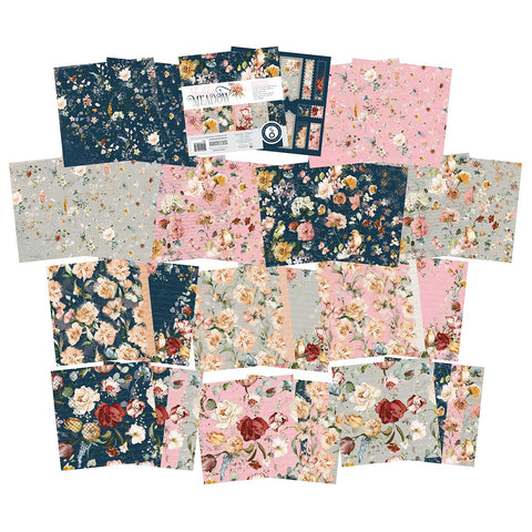 Whimsy & Shabby Meadow Patterned Paper Duo Set - MM92