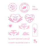 Load image into Gallery viewer, Tonic Studios Mother&#39;s Day &amp; Valentine Day Tag Stamp Set - 5460e