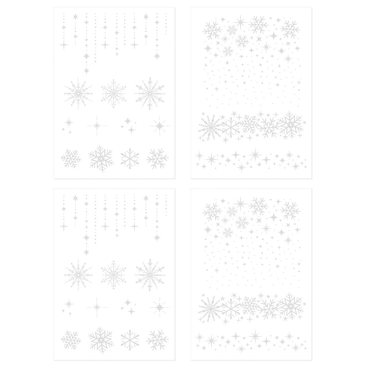 Winter's Veil Foil Fusion Adhesive Sheets 2 Pack - DB140
