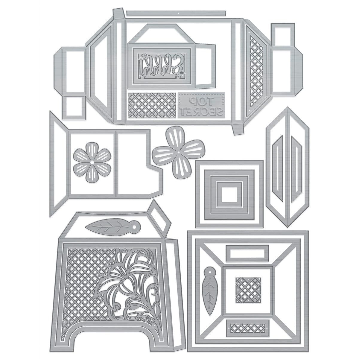 Discreet Drawer Gift Box Showcase Die Set - SHOW49
