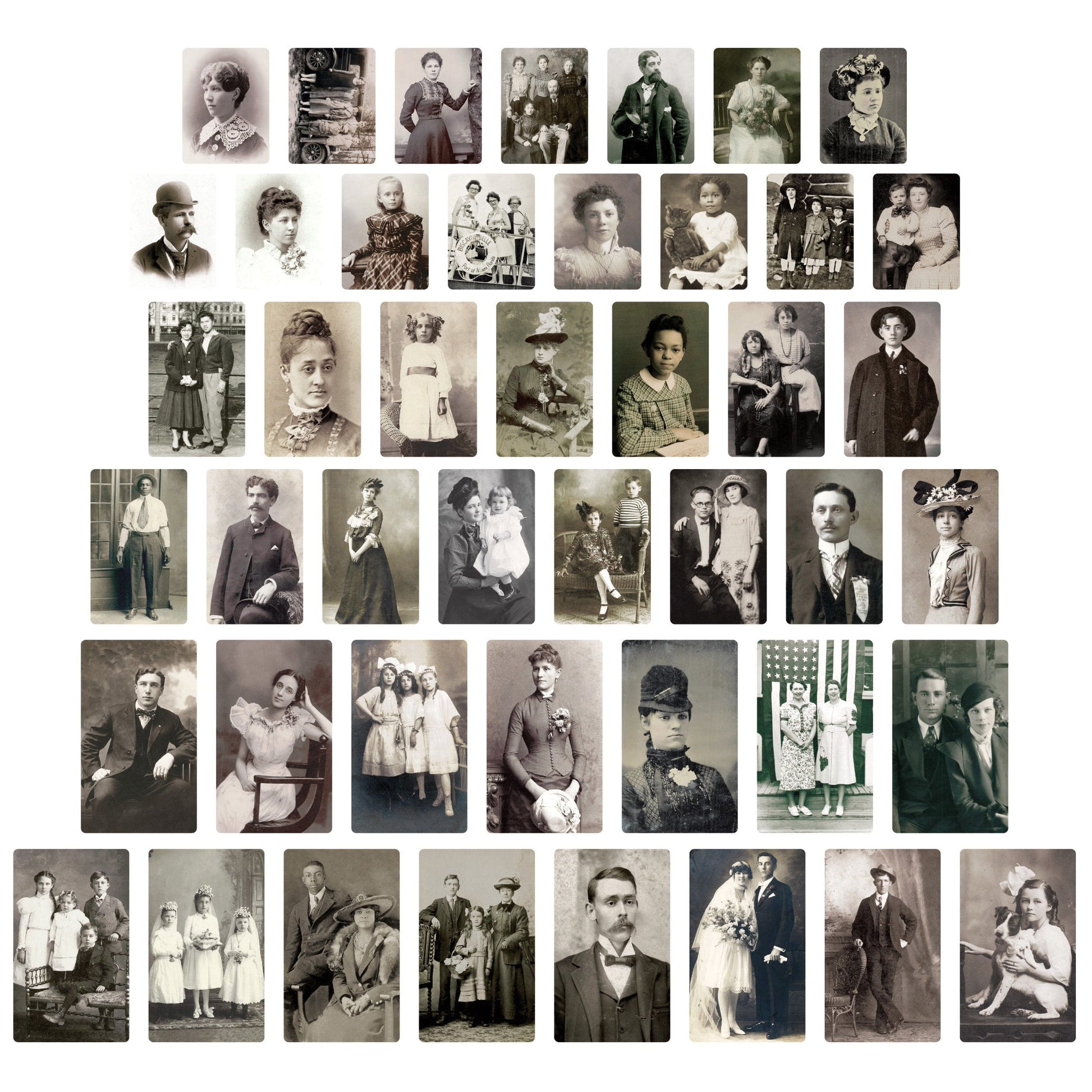 Idea-Ology Found Relative Vintage Portraits Set from Tim Holtz