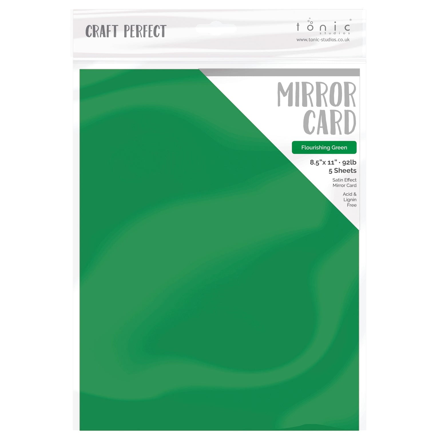 Craft Perfect 8.5x11 Satin Mirror Cardstock Pack