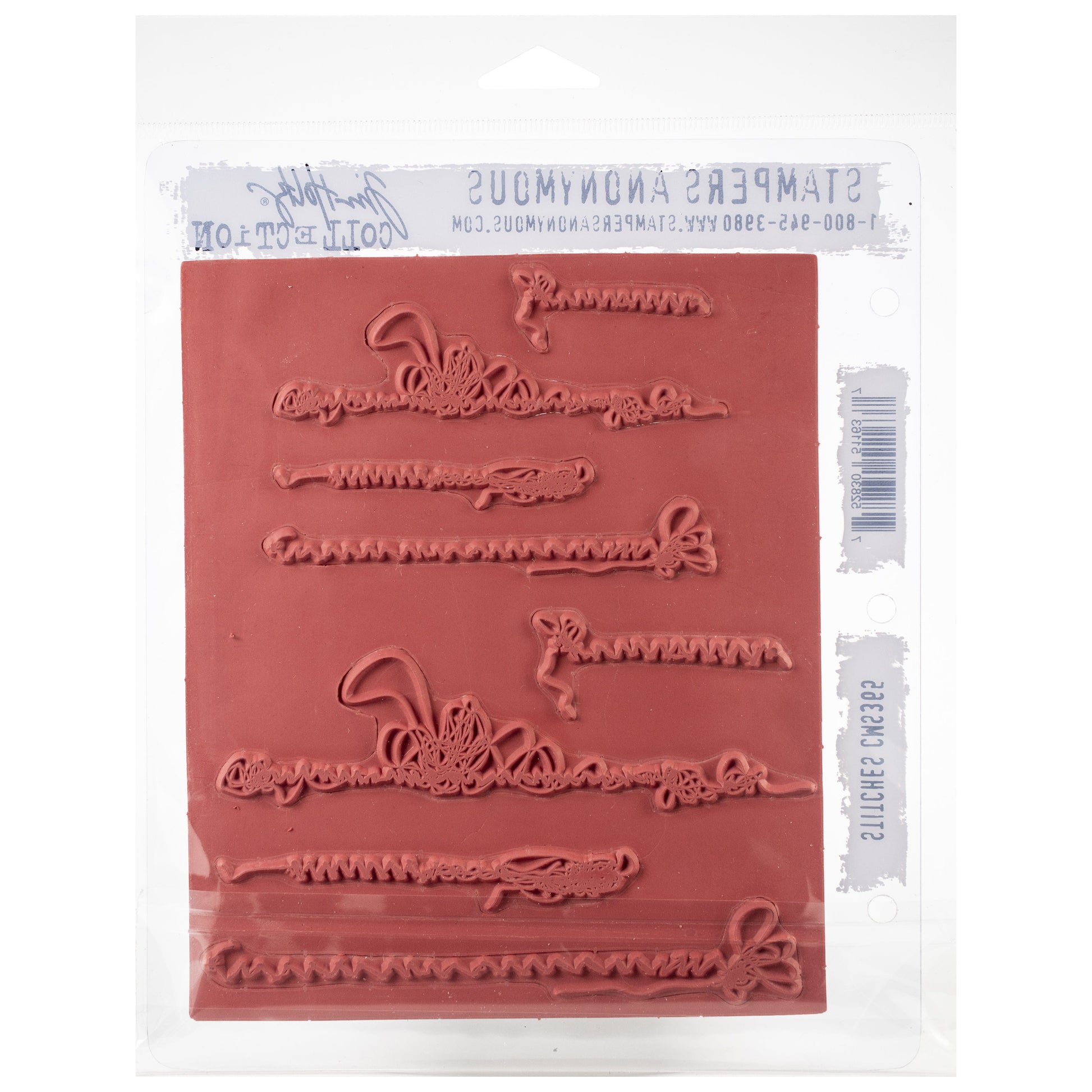 Tim Holtz Cling Stamps - Edges & Trims