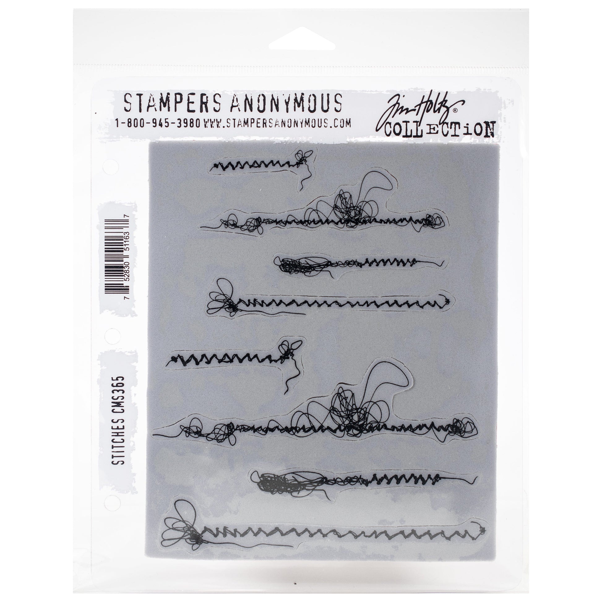 Tim Holtz Cling Stamps - Edges & Trims