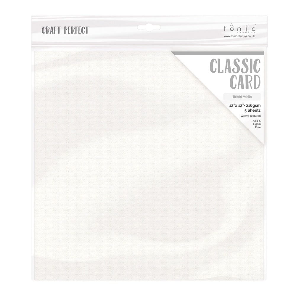Craft Perfect 12x12 Weave Textured Classic Cardstock Pack