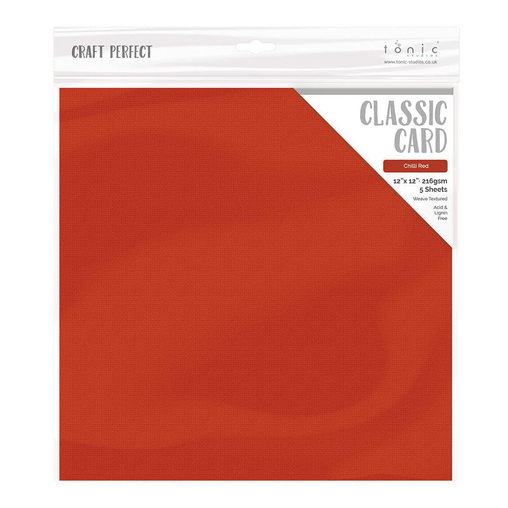 Craft Perfect 12x12 Weave Textured Classic Cardstock Pack