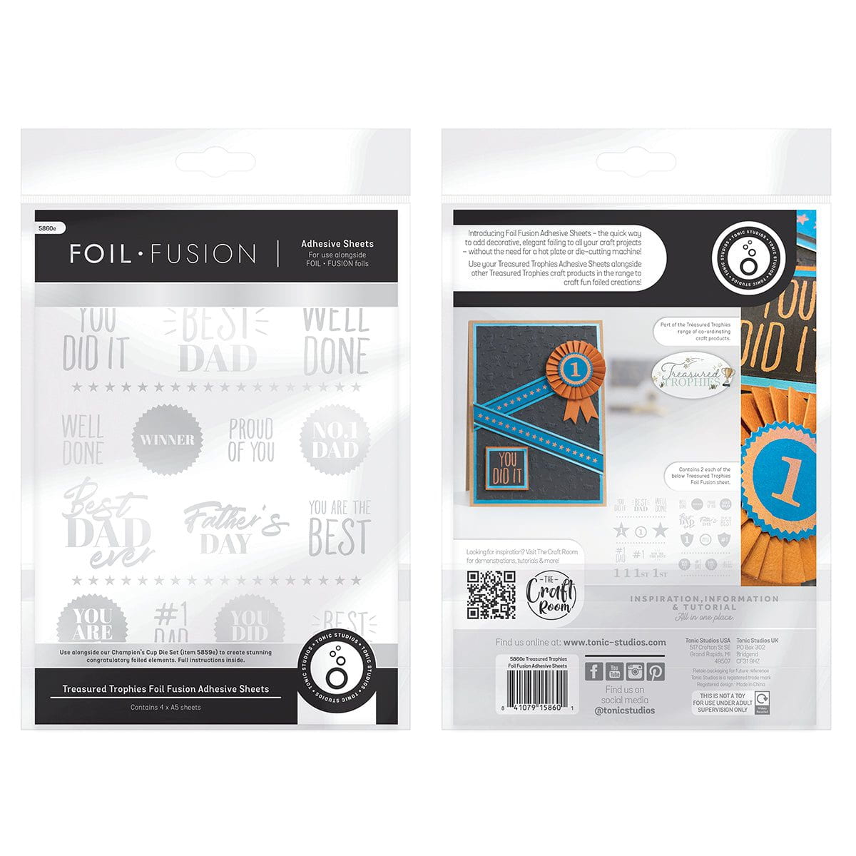 Foil Fusion Treasured Trophies Adhesive Sheets