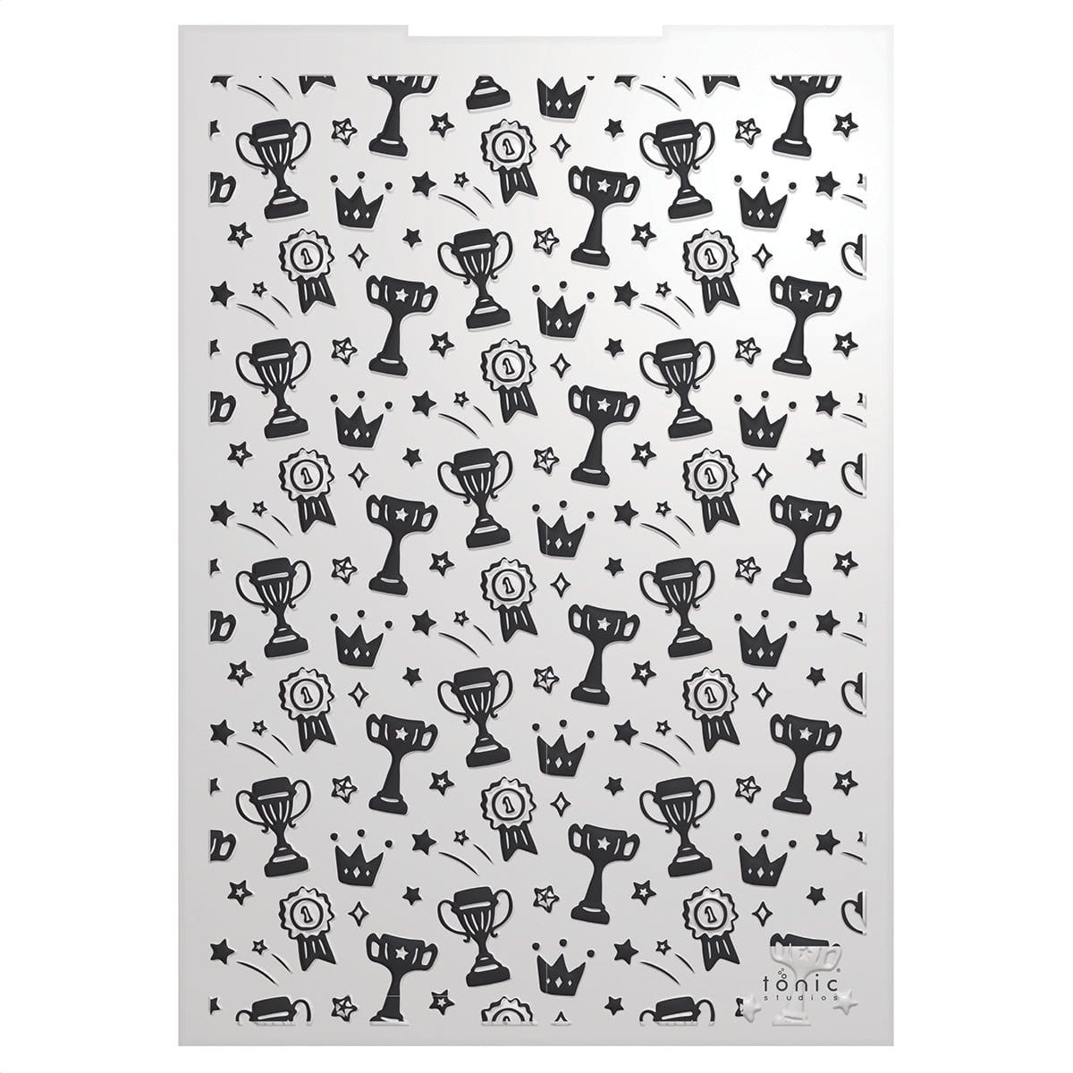 Treasured Trophies Golden Moments 3D Embossing Folder