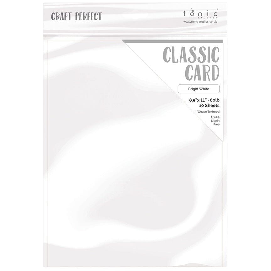 Craft Perfect 8.5x11 Weave Textured Classic Cardstock Pack