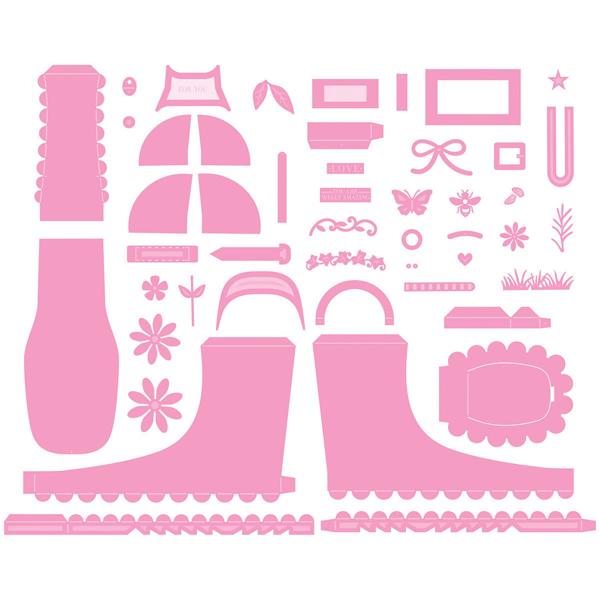 Wonderful Wellies - Showcase Die Set