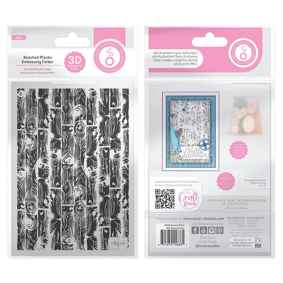 Beached Planks 3D Embossing Folder