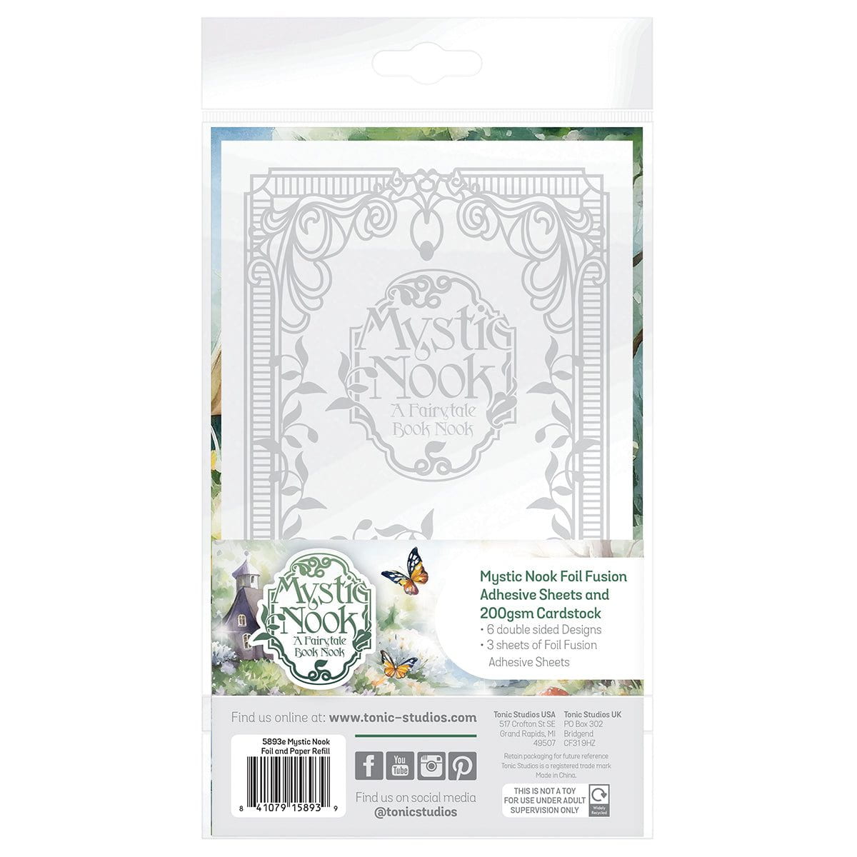 Papers, Adhesive Sheets & Book Covers - Mystic Book Nook Refill Collection