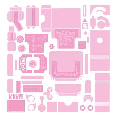 Retro Robot Gift Box Die Set