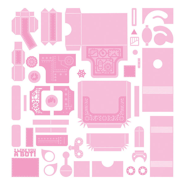 Retro Robot Gift Box Die Set