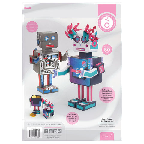 Retro Robot Gift Box Die Set