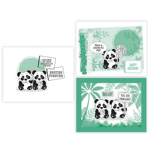 A Panda-ful Creative Collection - Die, Stamp & Stencil Set
