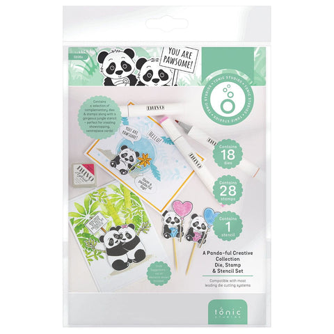 A Panda-ful Creative Collection - Die, Stamp & Stencil Set