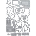 A Super Heroic Creative Collection - Die, Stamp & Stencil Set