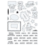 Load image into Gallery viewer, A Super Heroic Creative Collection - Die, Stamp &amp; Stencil Set