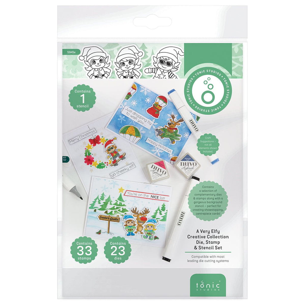 A Very Elfy Creative Collection - Die, Stamp & Stencil Set