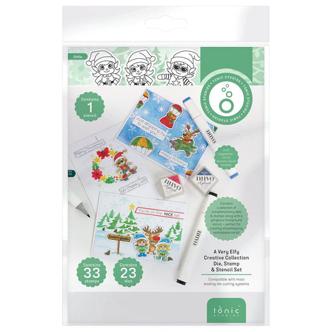 A Very Elfy Creative Collection - Die, Stamp & Stencil Set
