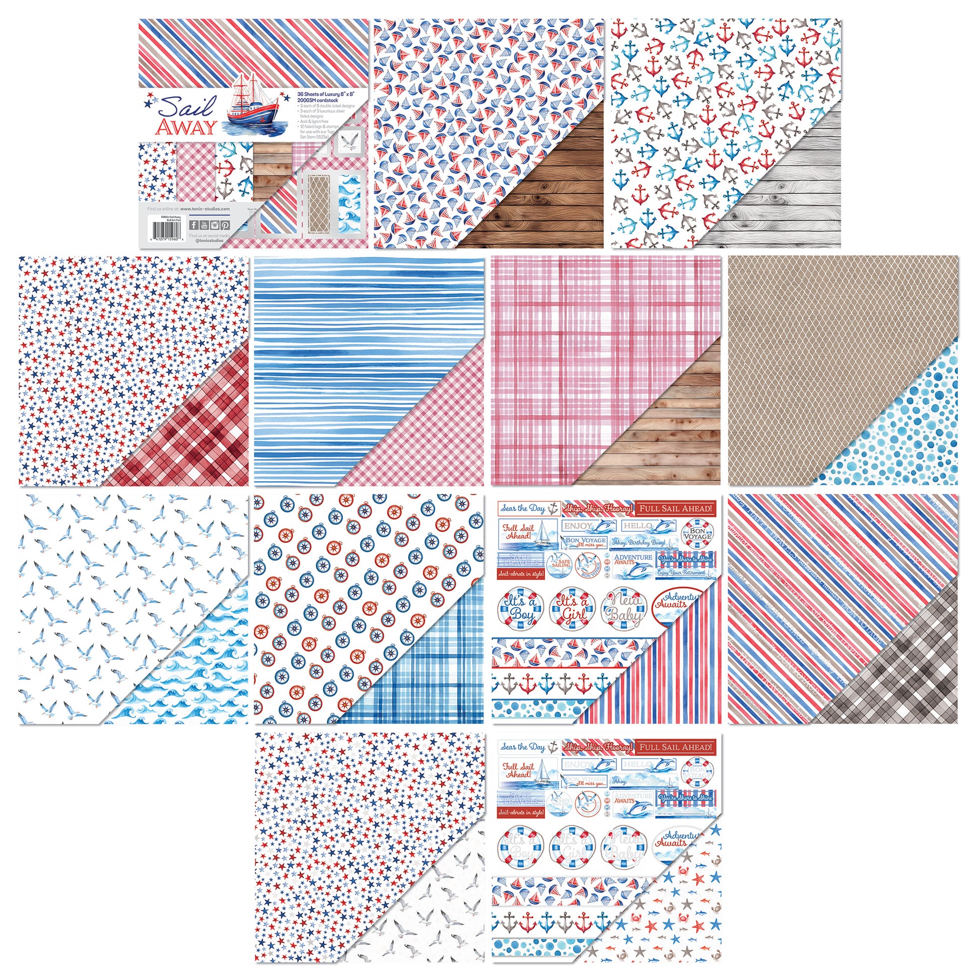 Tonic Craft Kit 104 - One Off Purchase - Sail Away