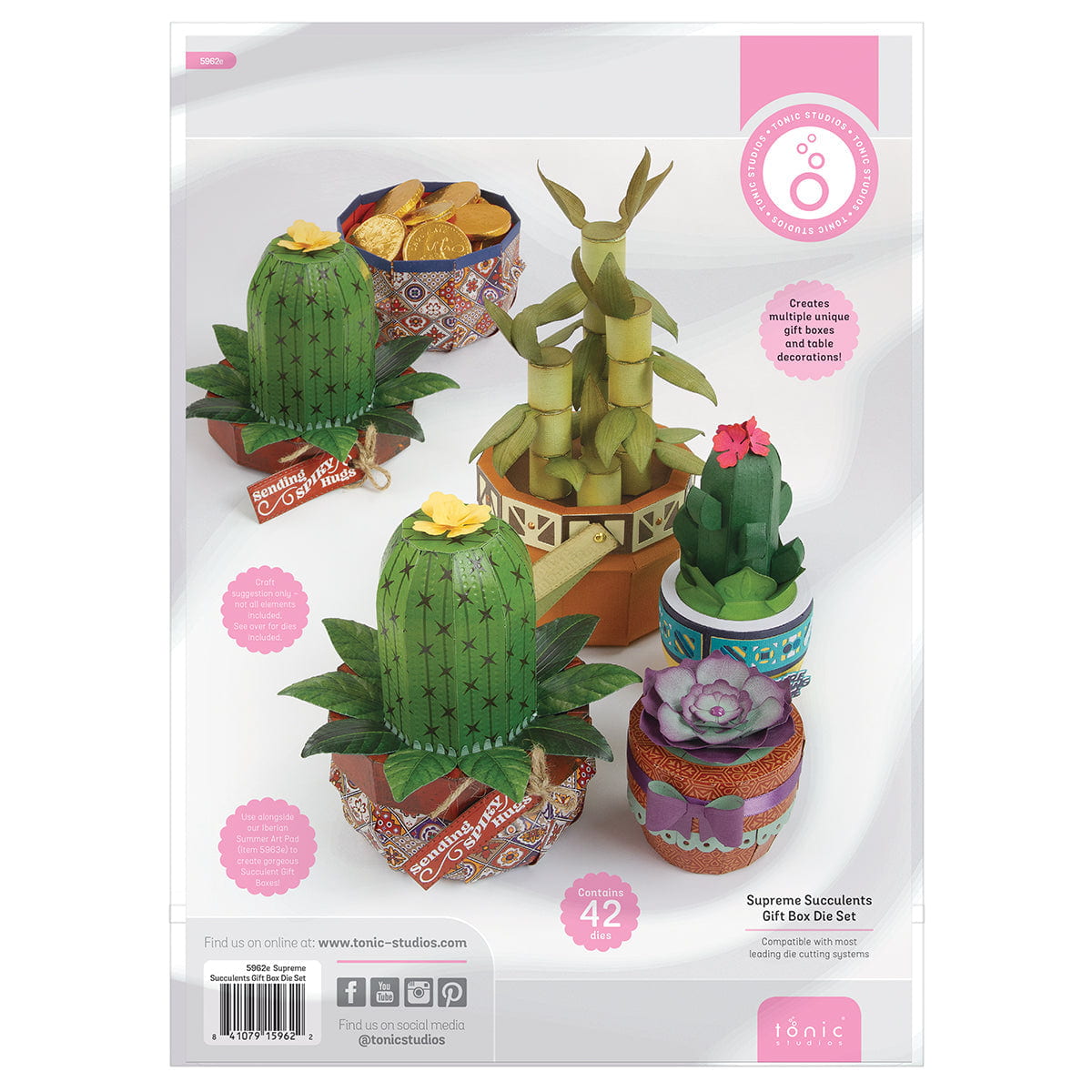 Supreme Succulents Die and Patterned Pad Collection