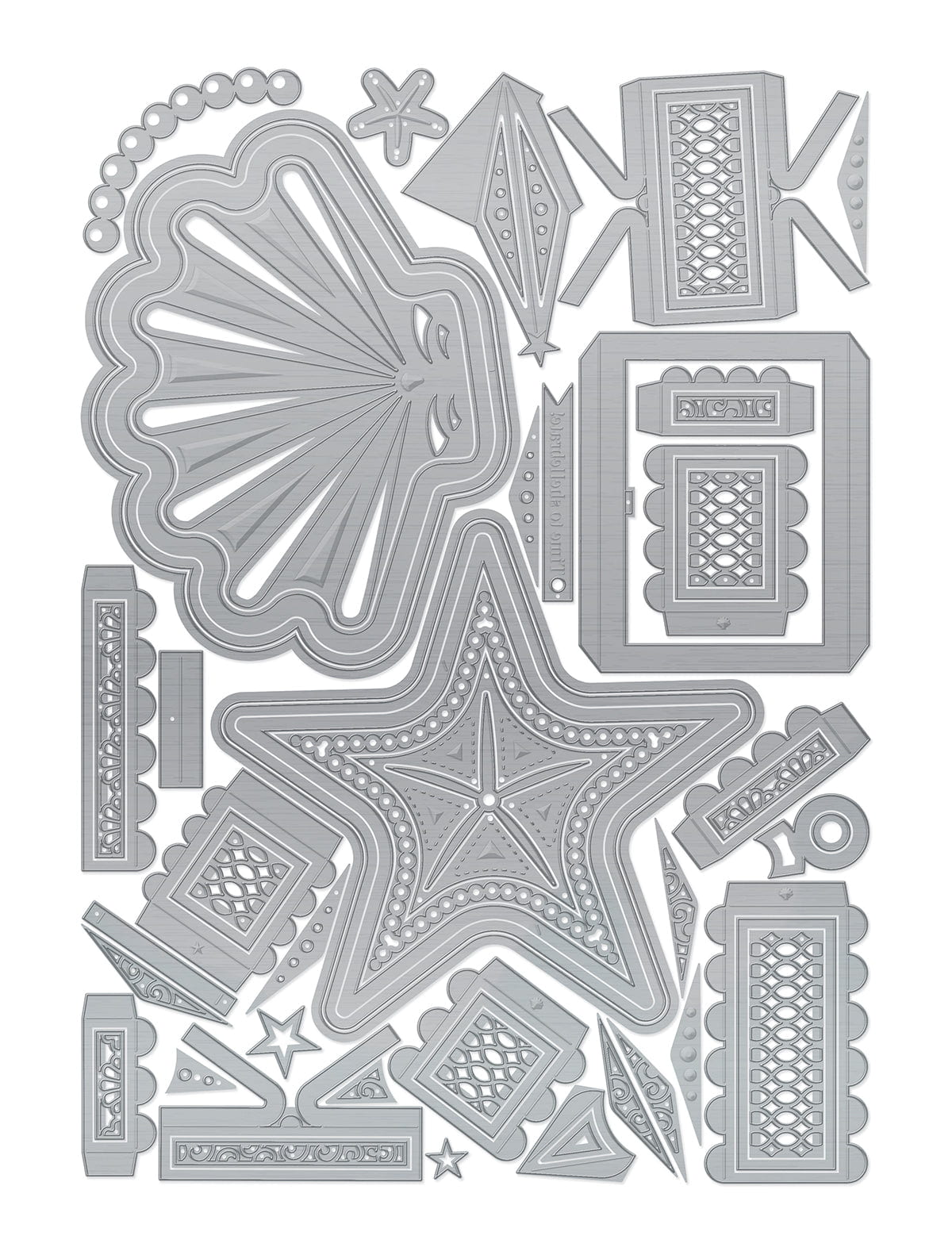 Seashell and Starfish 3 in 1 Die Set