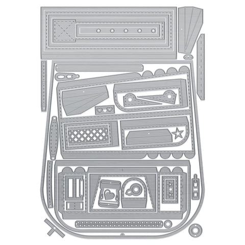 Radiant Rucksack Die and Patterned Pad Collection