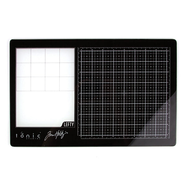 Tim Holtz 15.75" x 10.25" Travel Glass Media Mat, Left Handed - 2632eUS