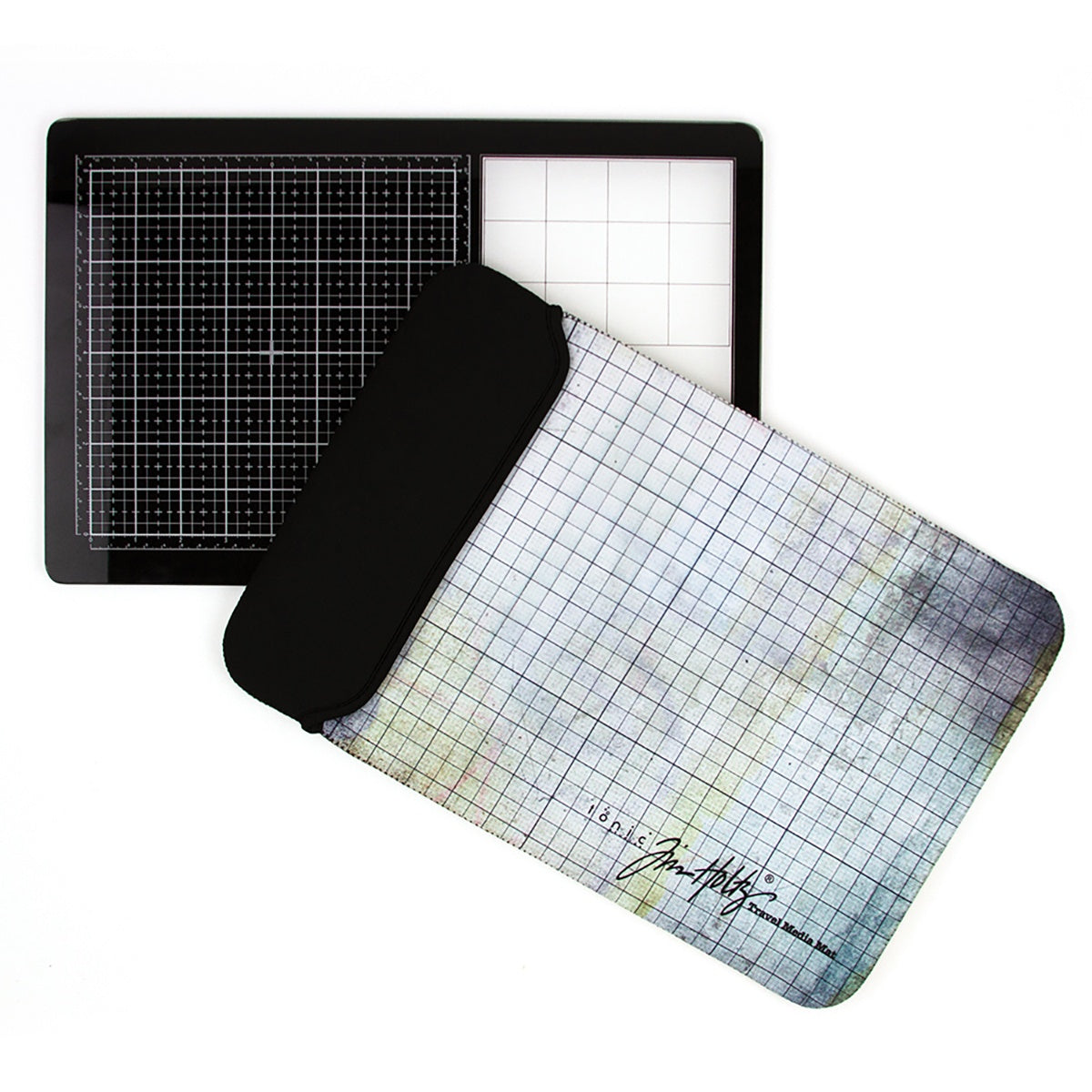 Tim Holtz Glass Media Mat with Mixing Palette Area – Tonic Studios USA