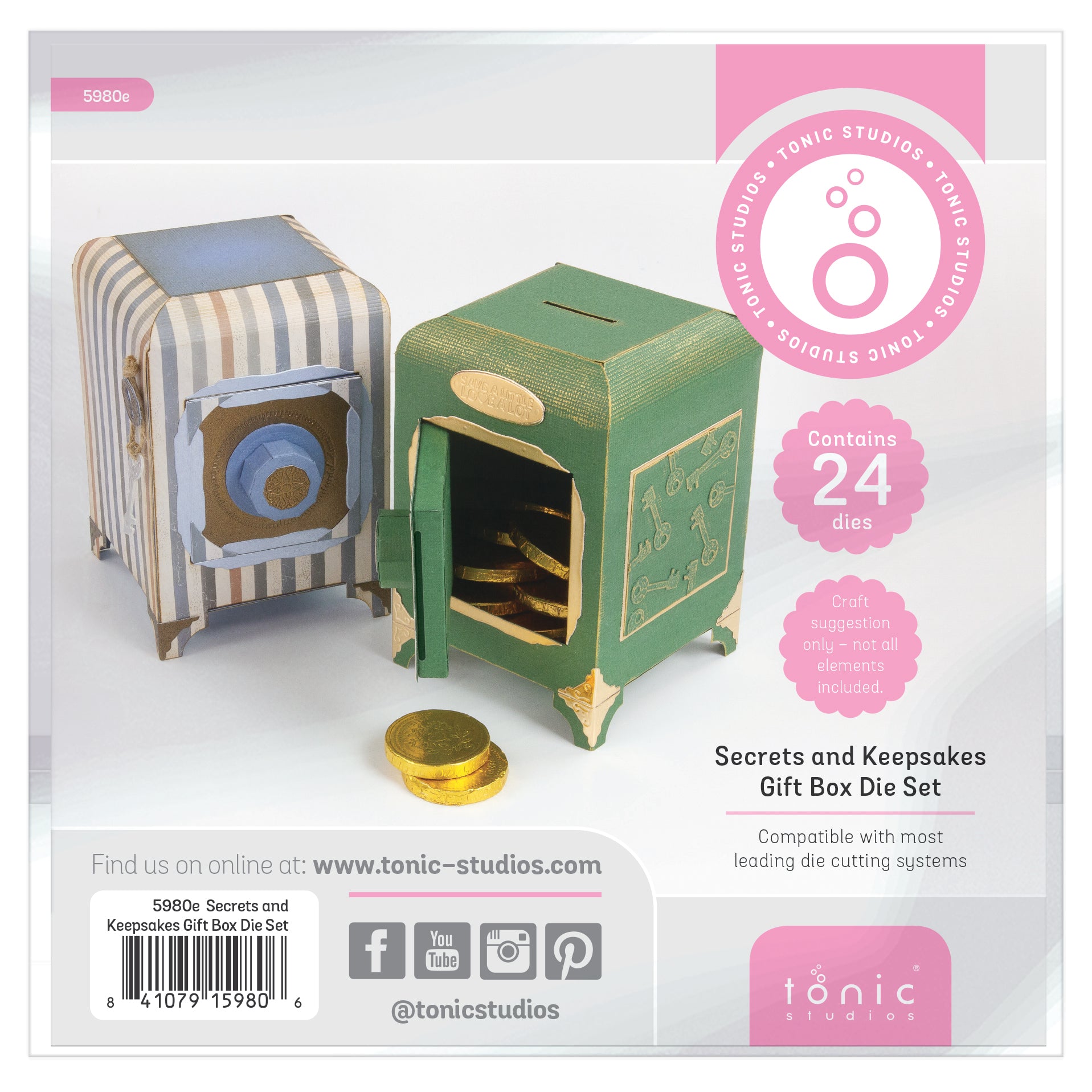 COMING SOON - Secrets and Keepsakes Deposit Box - Create & Make Die Set