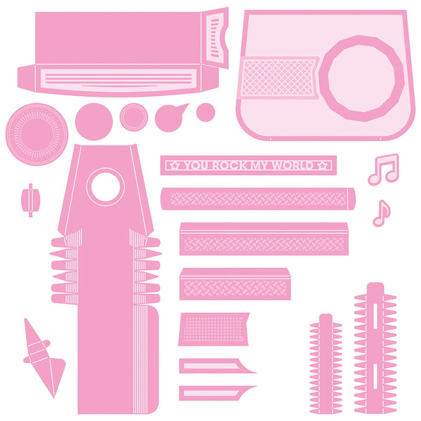 Retro Radio Showcase Die Set