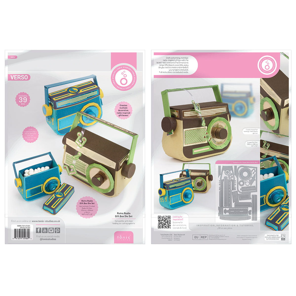 Retro Radio Showcase Die Set