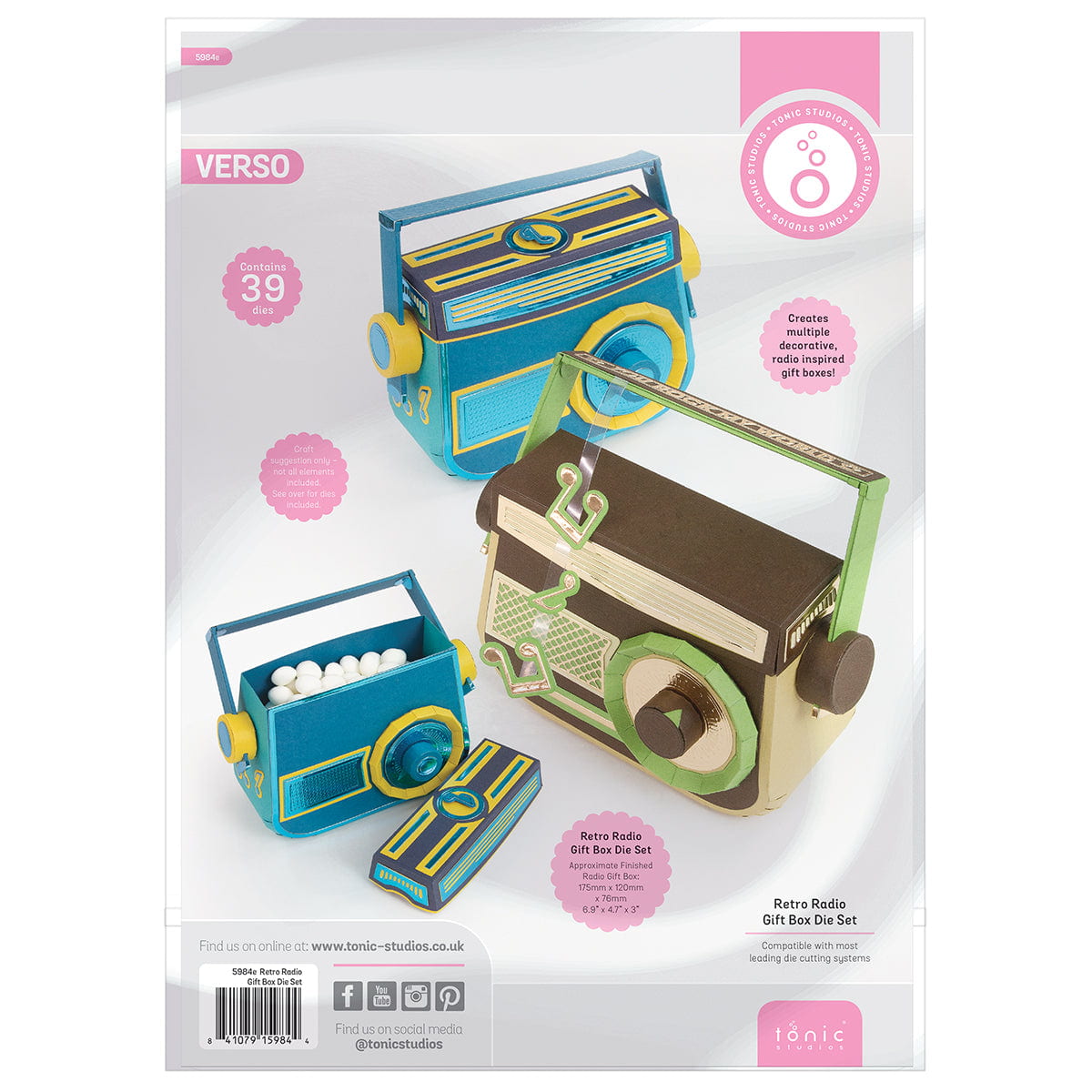 Retro Radio Showcase Die Set