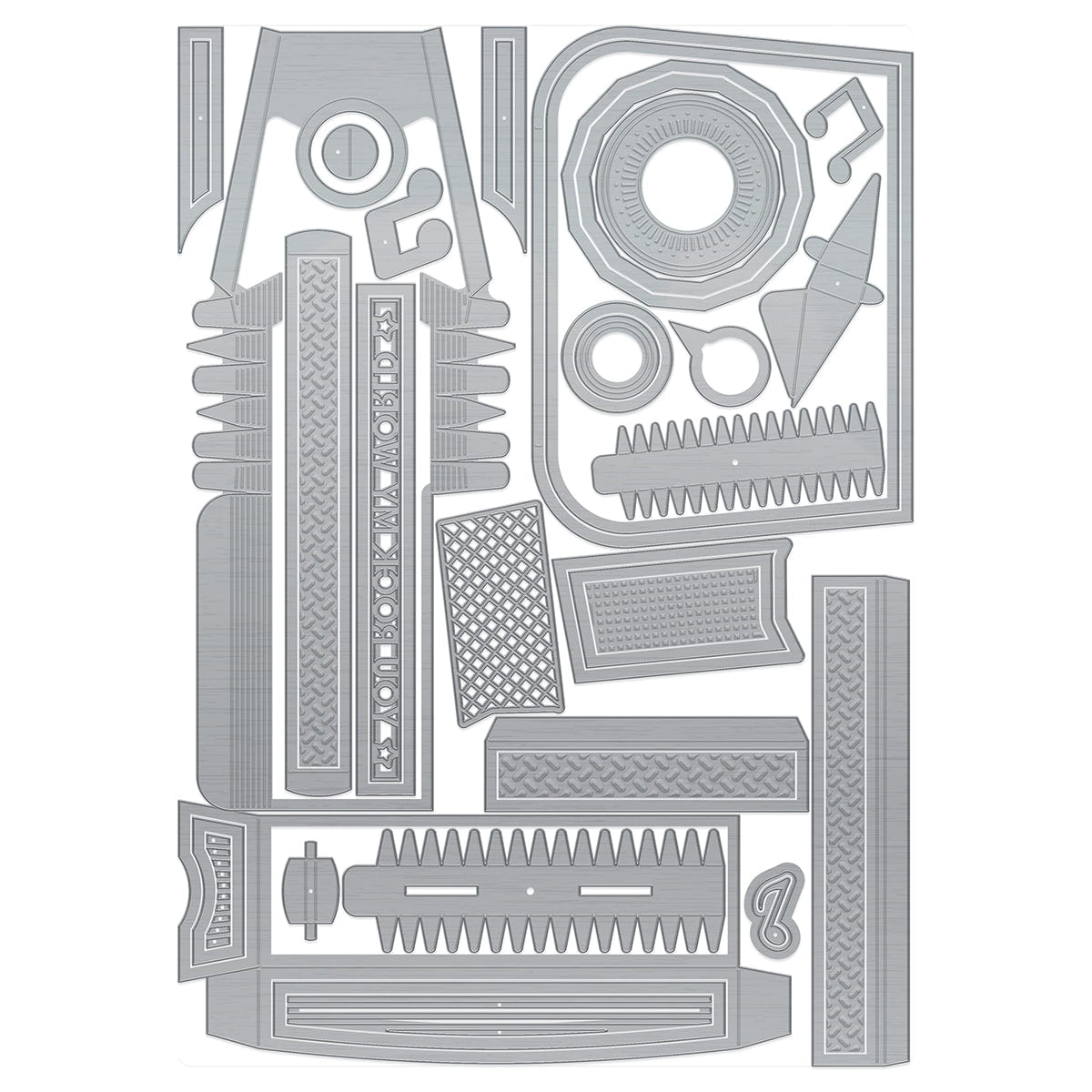 Retro Radio Showcase Die Set