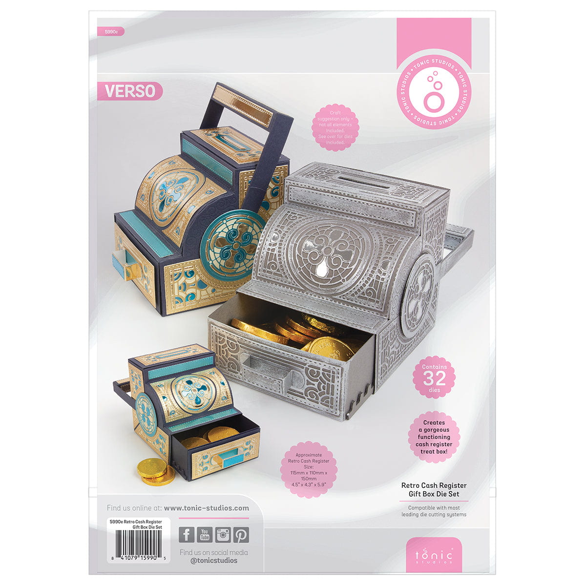 Retro Cash Register - Showcase Die Set