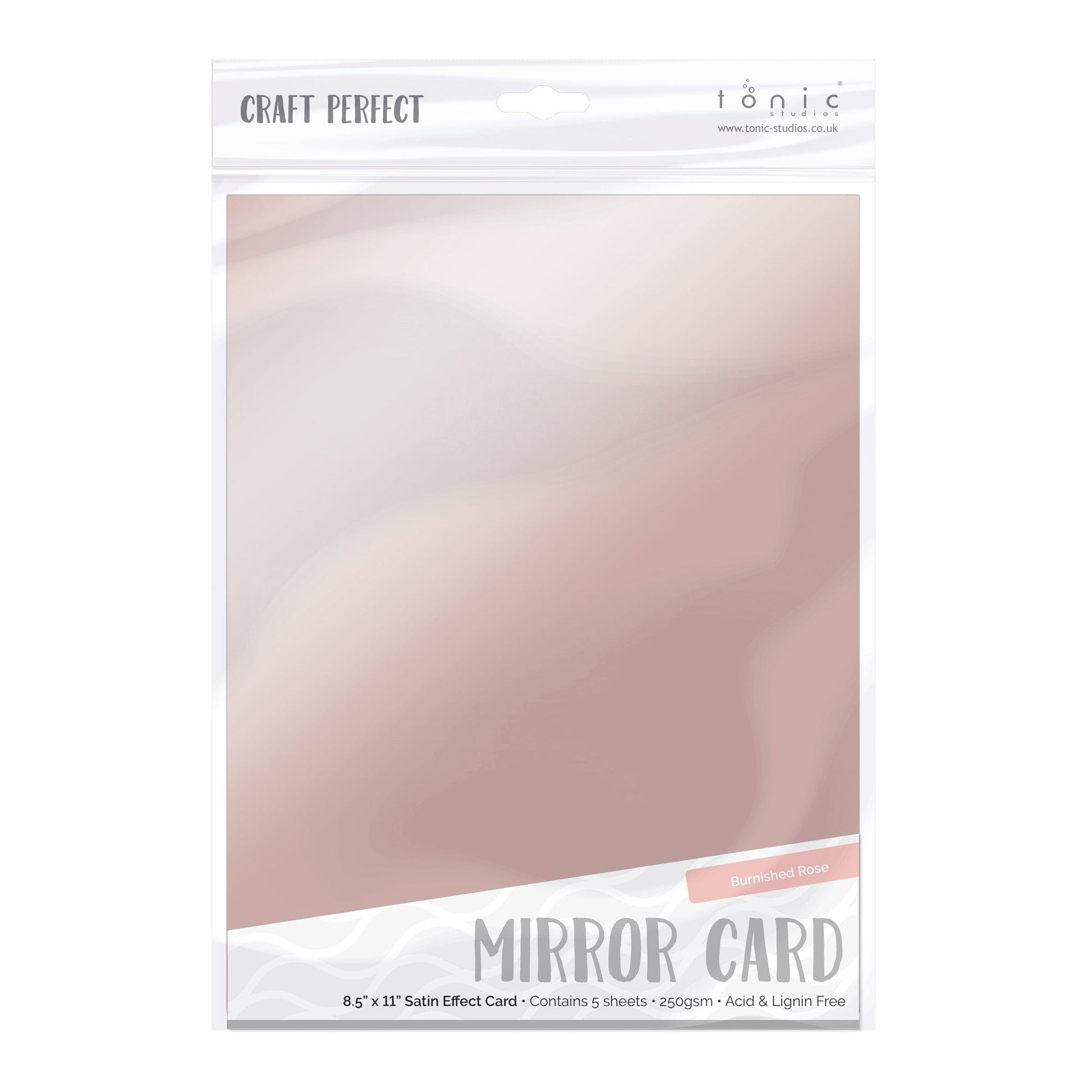 Craft Perfect 8.5x11 Satin Mirror Cardstock Pack