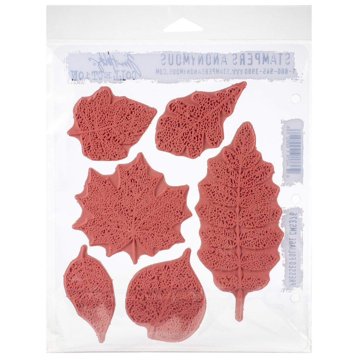 Tim Holtz Cling Stamps - Flowers, Leaves & Botanicals
