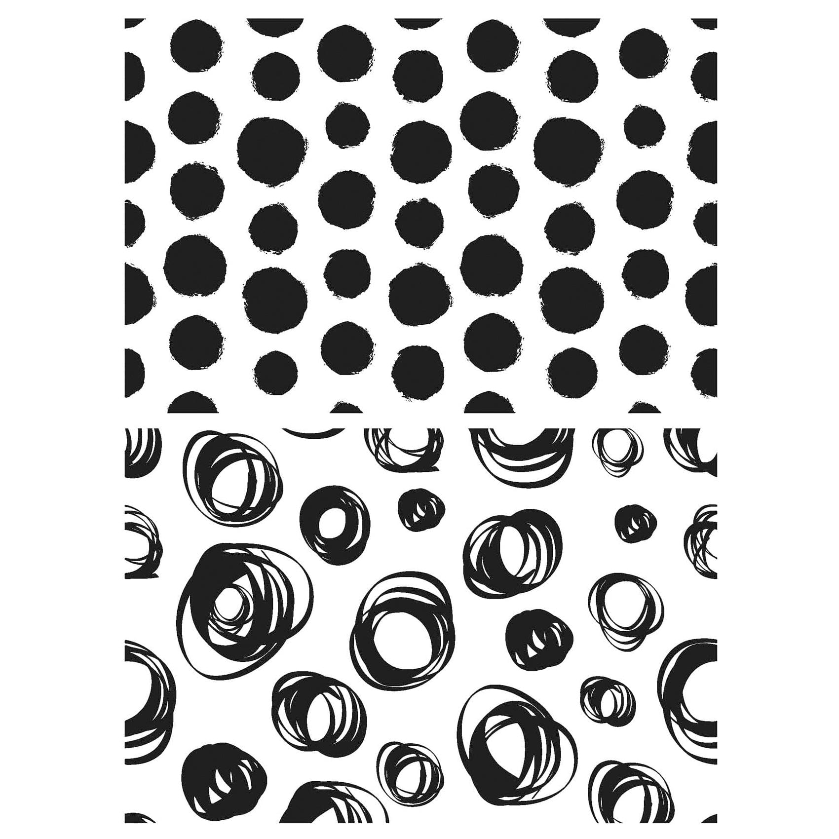 Tim Holtz Cling Stamps - Backgrounds & Textures