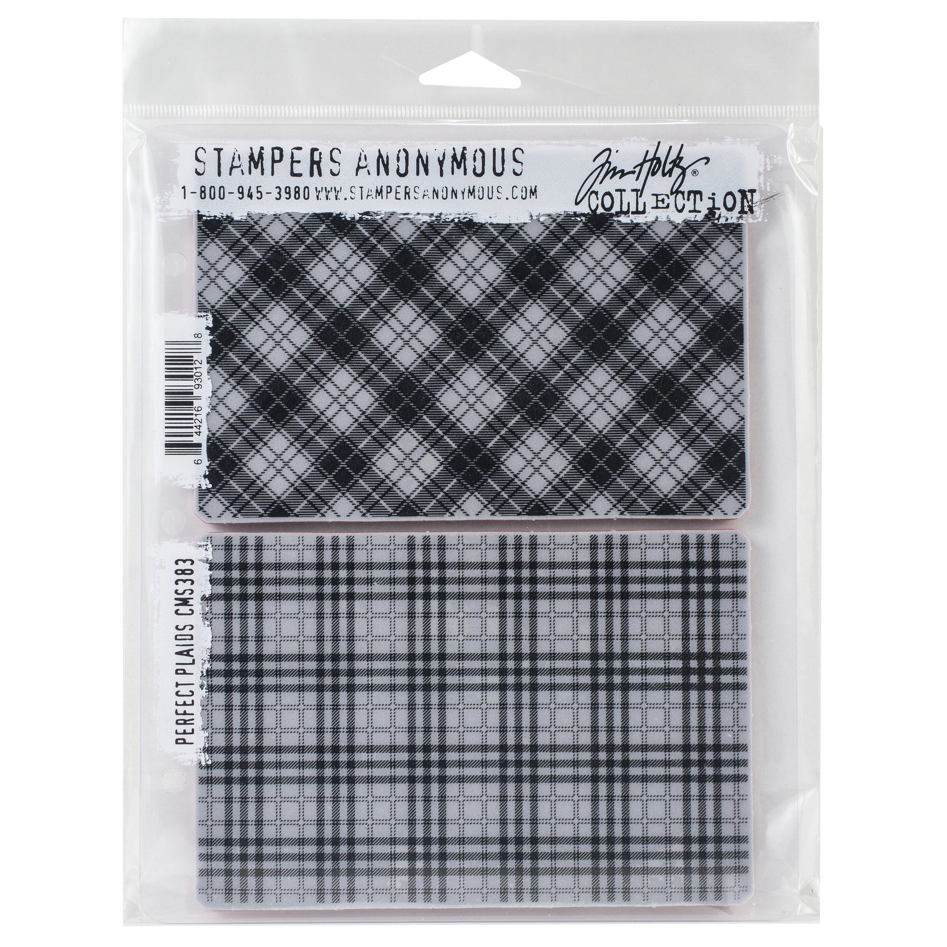 Tim Holtz Cling Stamps - Backgrounds & Textures